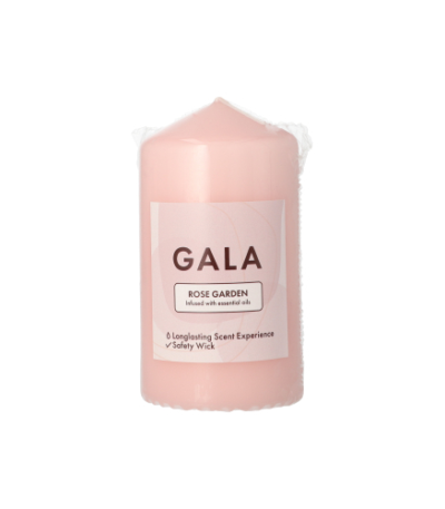 Product foto van "GALA" Geurstompkaarsen Ø 58 mm · 110 mm roze - Rose Garden