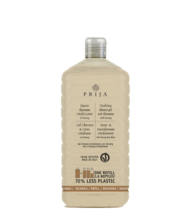 Product foto van Shampoo voor huid en haar "Prija" 1000 ml "vitalisierend" Nachfüllflasche