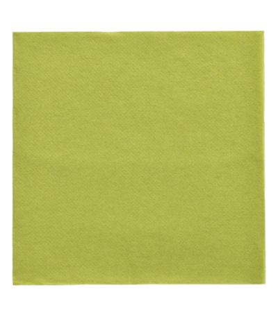 Product foto van 150 Servetten "DAILY Collection" 1/4 vouw 32 cm x 32 cm olijfgroen