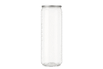 Product foto van PET Can 330ml Slim transparant met #202 EPE (Easy Peal) Deksel