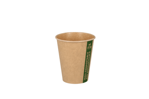 Product foto van Kartonnen koffiebeker 6oz 150ml ECO BIO (42806)