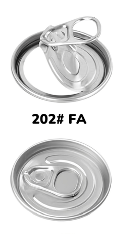 Product foto van PET Can 250ml Regular transparant met #202 FA (Full Aperture) Deksel