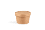 Product foto van Deksel soepbeker Ø98mm kraft (71098K)