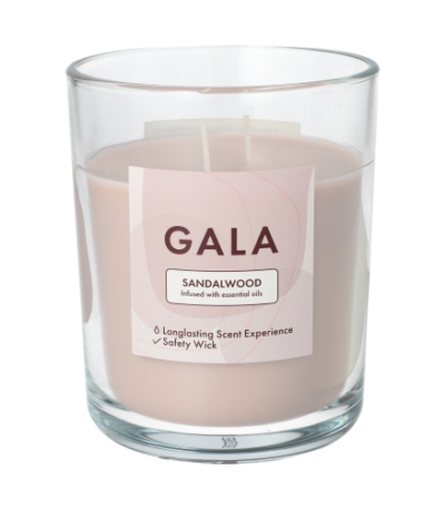 Product foto van "GALA" Geurkaars in glas Ø 10