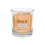 Product foto van "GALA" Geurkaars in glas Ø 70 mm · 77 mm oranje - Orange Juice "Mini Nutella"