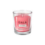 Product foto van "GALA" Geurkaars in glas Ø 70 mm · 77 mm wijnrood - Wild Raspberry "Mini Nutella"