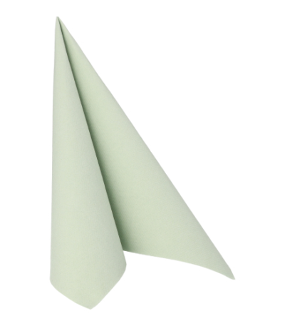 Product foto van 50 Servetten "ROYAL Collection" 1/4 vouw 40 cm x 40 cm jade groen