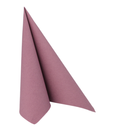 Product foto van 50 Servetten "ROYAL Collection" 1/4 vouw 40 cm x 40 cm pruim