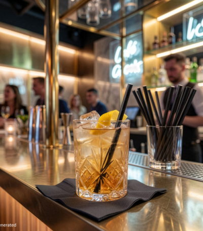 Product foto van 500 Cocktail drinkrietjes