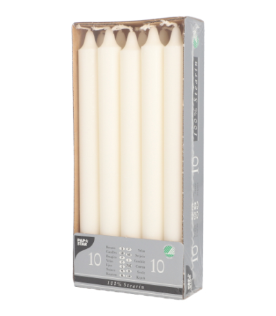 2 cm · 24 cm wit van 100% stearine