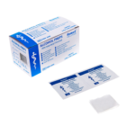 Product foto van 100 "Romed" Alkoholtupfer 65 mm x 30 mm wit