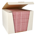 Product foto van 100 Servetten "ROYAL Collection" 1/4 vouw 40 cm x 40 cm bordeaux "Kitchen Craft"