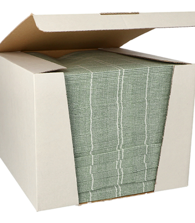 Product foto van 100 Servetten "ROYAL Collection" 1/4 vouw 40 cm x 40 cm donkergroen "Kitchen Craft"