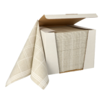 Product foto van 100 Servetten "ROYAL Collection" 1/4 vouw 40 cm x 40 cm zand "Kitchen Craft"