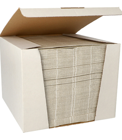 Product foto van 100 Servetten "ROYAL Collection" 1/4 vouw 40 cm x 40 cm zand "Kitchen Craft"
