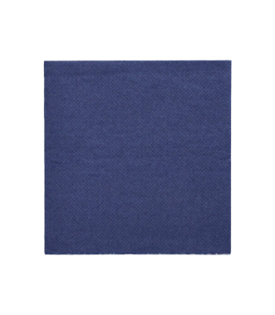 Product foto van 150 Servetten "DAILY Collection" 1/4 vouw 24 cm x 24 cm donkerblauw