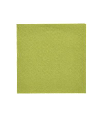 Product foto van 150 Servetten "DAILY Collection" 1/4 vouw 24 cm x 24 cm olijfgroen