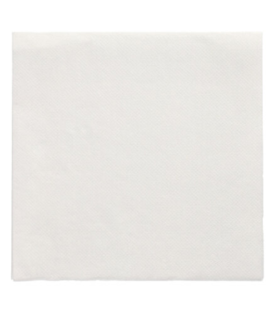 Product foto van 150 Servetten "DAILY Collection" 1/4 vouw 32 cm x 32 cm wit