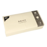 Product foto van 150 Servetten "DAILY Collection" 1/8 vouw 32 cm x 32 cm champagne