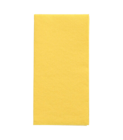 Product foto van 150 Servetten "DAILY Collection" 1/8 vouw 32 cm x 32 cm geel