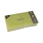 Product foto van 150 Servetten "DAILY Collection" 1/8 vouw 32 cm x 32 cm olijfgroen