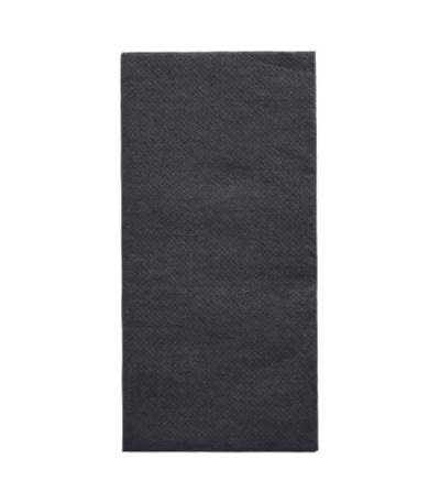 Product foto van 150 Servetten "DAILY Collection" 1/8 vouw 32 cm x 32 cm zwart