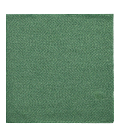 Product foto van 20 Servetten "DAILY Collection" 1/4 vouw 32 cm x 32 cm donkergroen