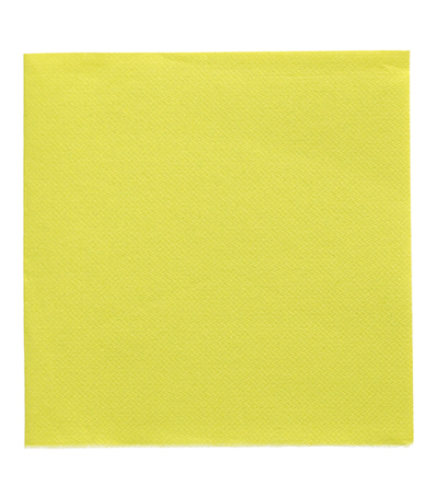 Product foto van 20 Servetten "DAILY Collection" 1/4 vouw 32 cm x 32 cm lime