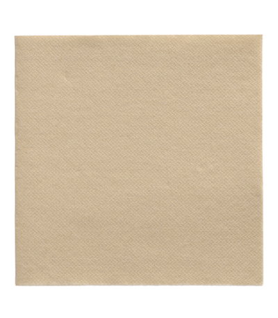 Product foto van 20 Servetten "DAILY Collection" 1/4 vouw 32 cm x 32 cm zand