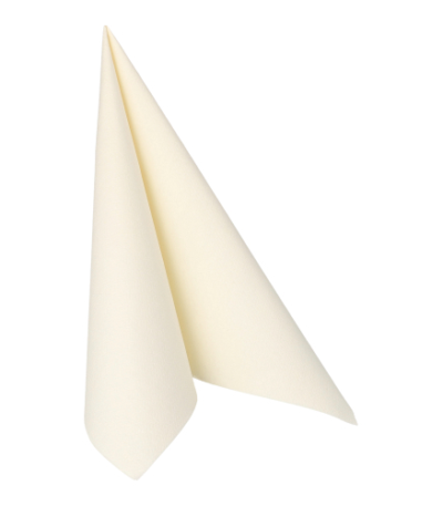 Product foto van 20 Servetten "ROYAL Collection" 1/4 vouw 40 cm x 40 cm champagne