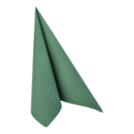 Product foto van 20 Servetten "ROYAL Collection" 1/4 vouw 40 cm x 40 cm donkergroen