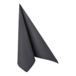 Product foto van 20 Servetten "ROYAL Collection" 1/4 vouw 40 cm x 40 cm zwart