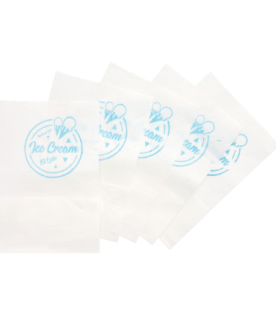 Product foto van 2000 Dispenserservetten 1-laags 17 cm x 17 cm wit "Icelove"