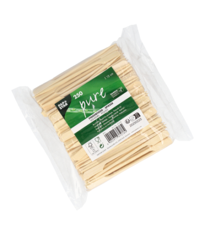 Product foto van 250 Fingerfood spiesjes "pure" 12 cm "Golf"
