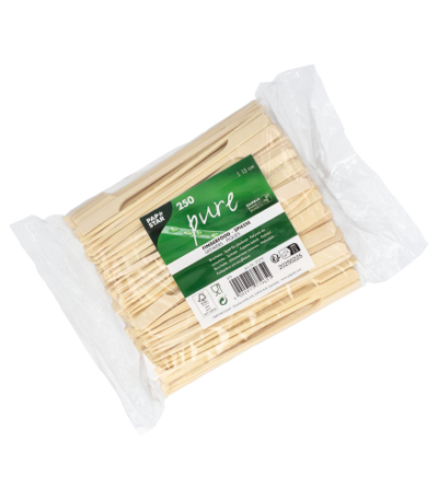 Product foto van 250 Fingerfood spiesjes "pure" 15 cm "Golf"