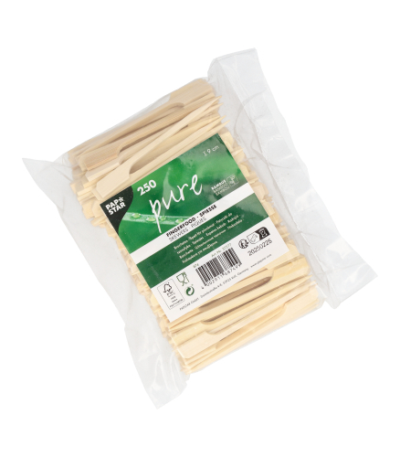 Product foto van 250 Fingerfood spiesjes "pure" 9 cm "Golf"