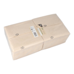2-laags 1/8 vouw 33 cm x 33 cm natuur gemaakt van gerecycled papier