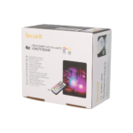Product foto van 4 LED-Theelichten navulverpakking Ø 4 cm · 5 cm assorti kleuren "Amsterdam" Brandduur 12–40 u
