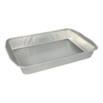 Product foto van 5 Alu braadschalen hoekig 3