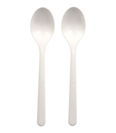 Product foto van 50 "Circulware" Herbruikbare lepels PP-MF 18