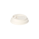 Product foto van 50 Dome Deksel met sluiting Holzfaser "pure" rond Ø 8 cm · 2