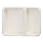 Product foto van 50 Menubakken topseal Suikerriet 2-vaks 1200 ml 4