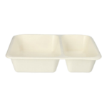 Product foto van 50 Menubakken topseal Suikerriet 2-vaks 1200 ml 4