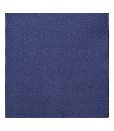 Product foto van 50 Servetten "DAILY Collection" 1/4 vouw 32 cm x 32 cm donkerblauw