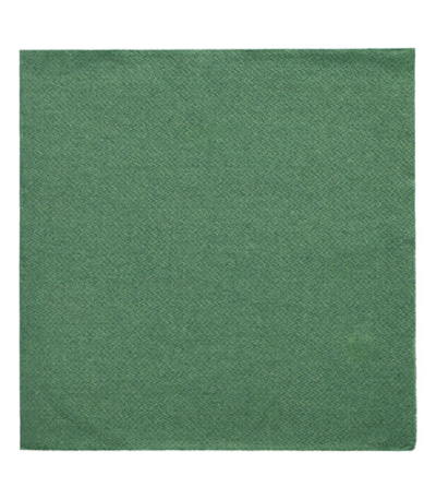Product foto van 50 Servetten "DAILY Collection" 1/4 vouw 32 cm x 32 cm donkergroen