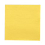 Product foto van 50 Servetten "DAILY Collection" 1/4 vouw 32 cm x 32 cm geel