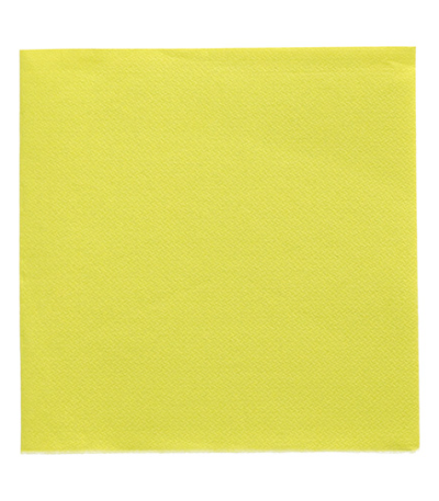 Product foto van 50 Servetten "DAILY Collection" 1/4 vouw 32 cm x 32 cm lime