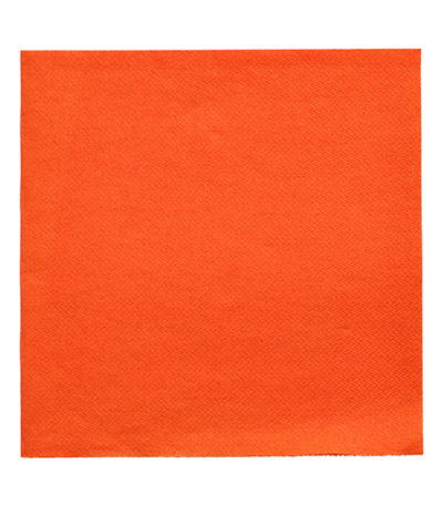 Product foto van 50 Servetten "DAILY Collection" 1/4 vouw 32 cm x 32 cm nectarine