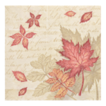 Product foto van 50 Servetten "ROYAL Collection" 1/4 vouw 40 cm x 40 cm "Autumn Colours"