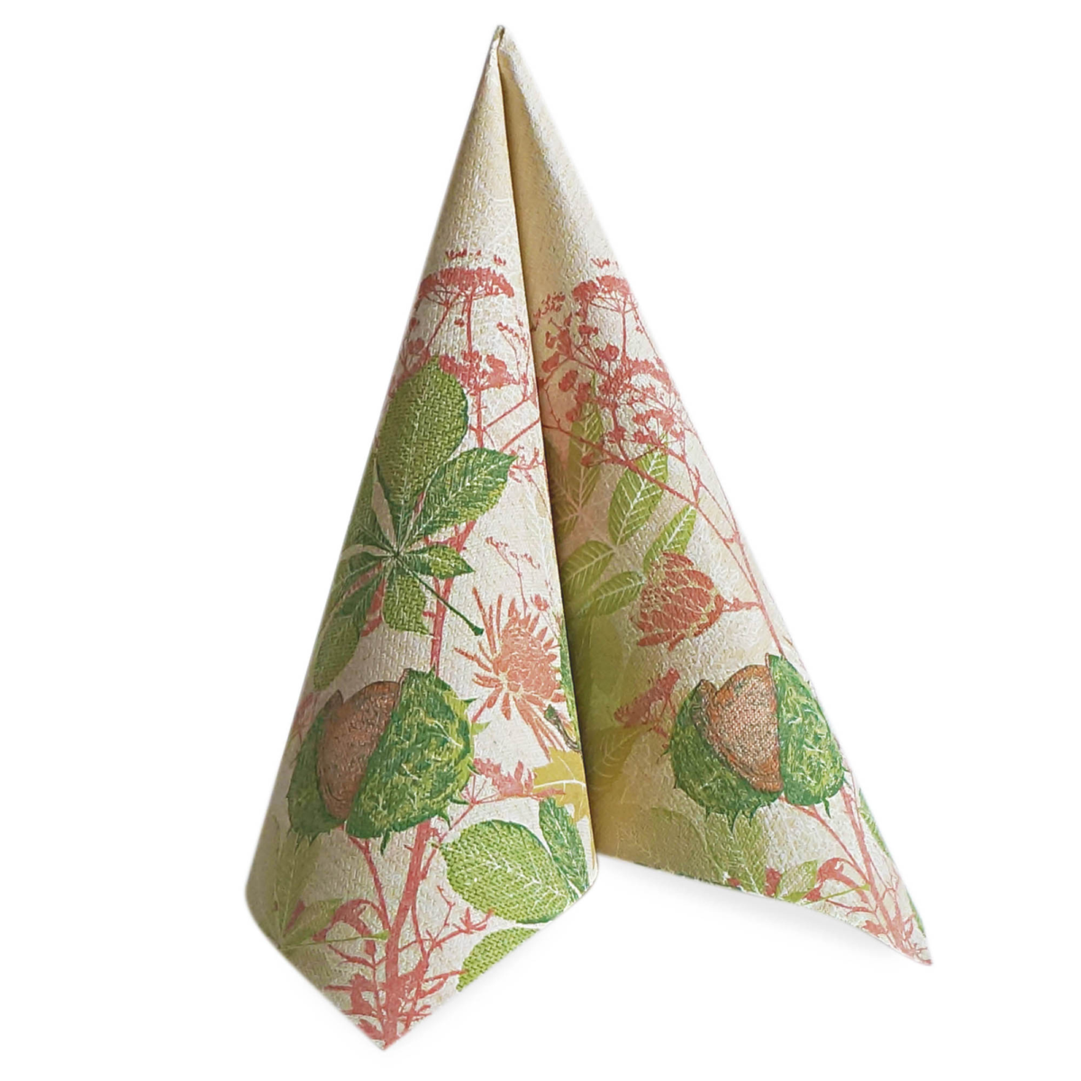 Product foto van 50 Servetten "ROYAL Collection" 1/4 vouw 40 cm x 40 cm "Autumn Leaves"